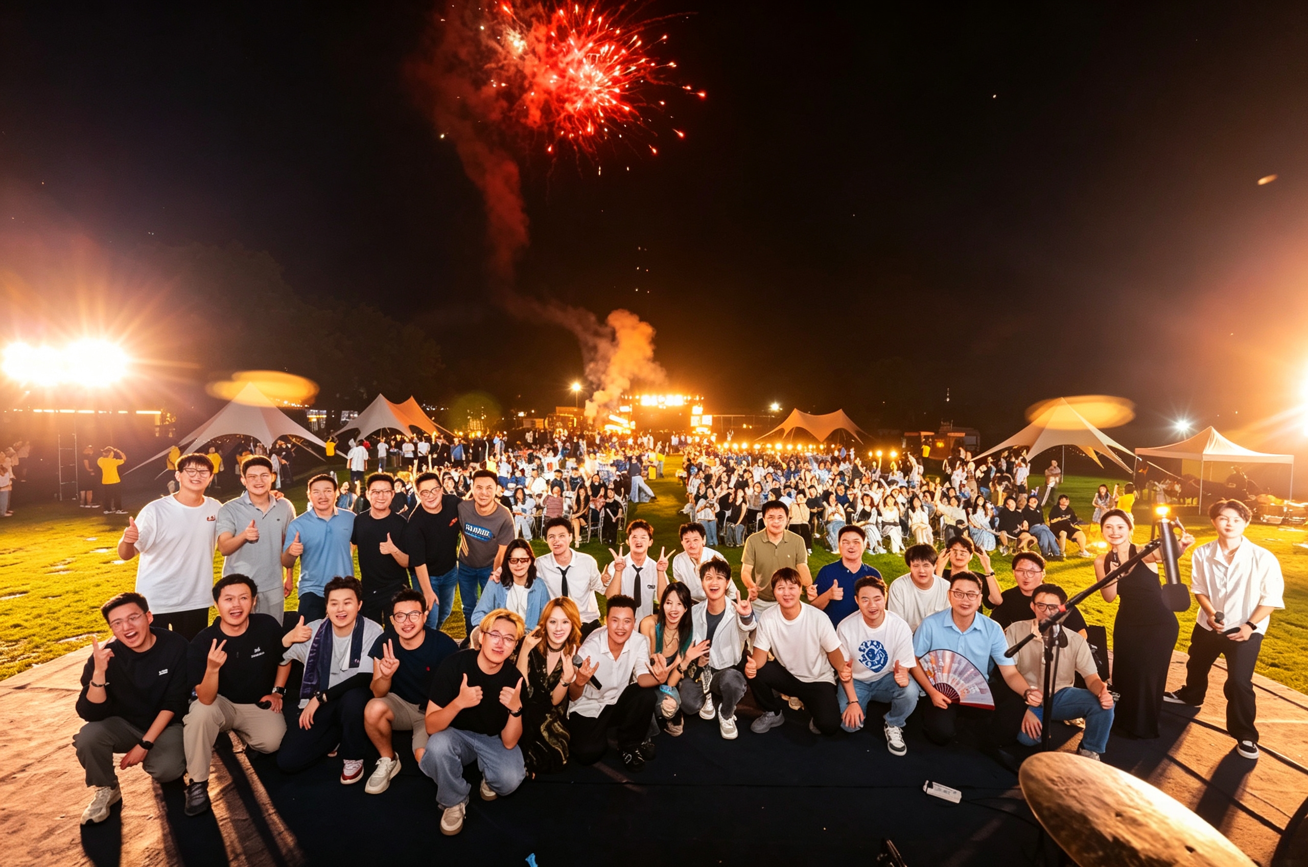 蓝深科技16周年庆400人”声来热爱“音乐节